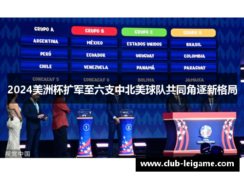 2024美洲杯扩军至六支中北美球队共同角逐新格局